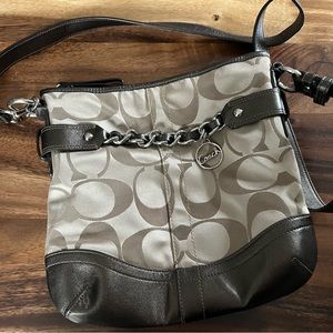 Coach F19730 Signature Chain Duffle Bag